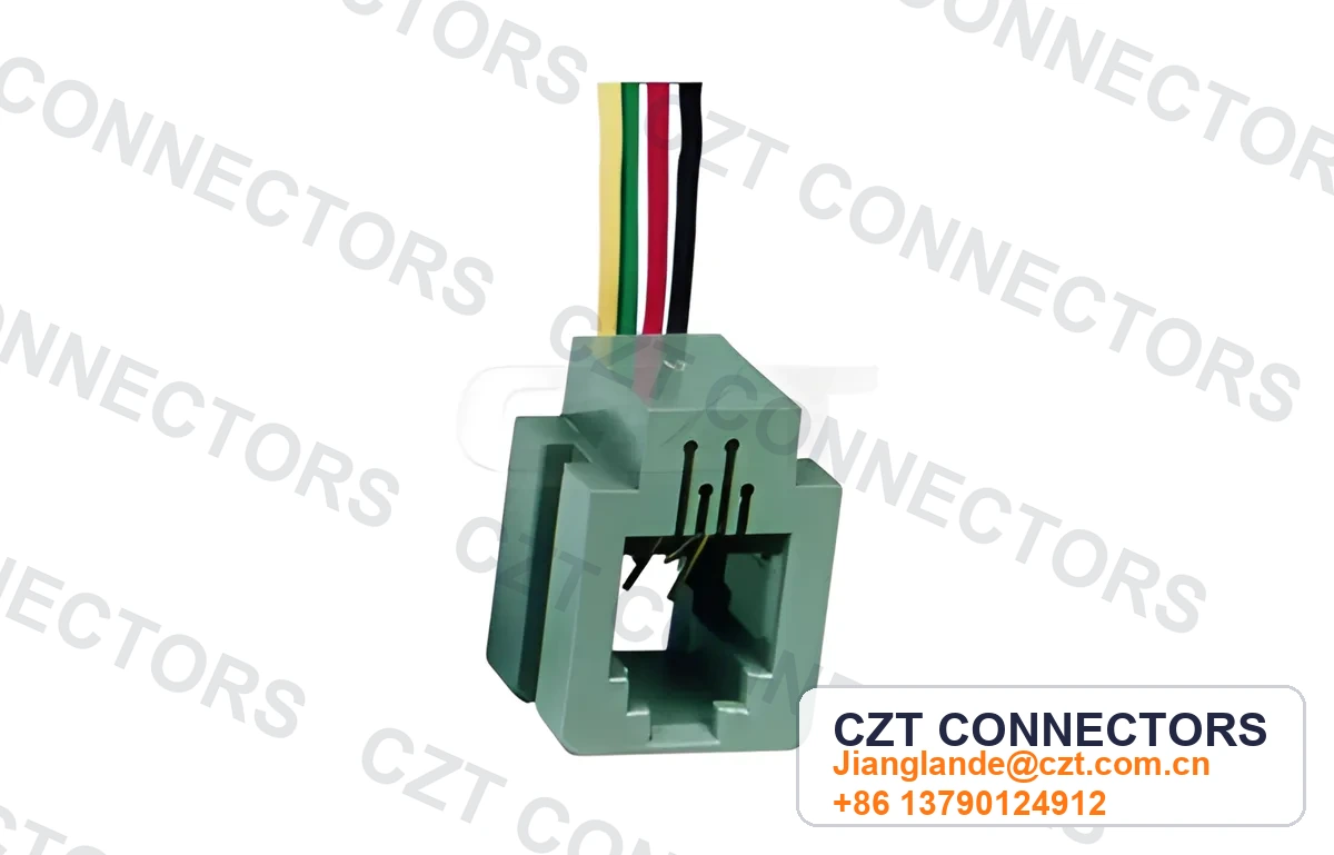 Single-Port PCB Mount RJ45 Cable Assembly