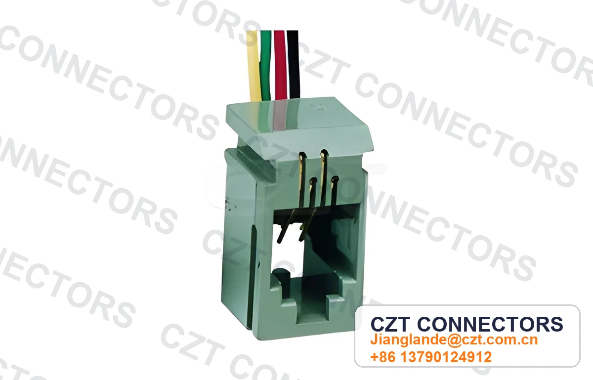 Single-Port PCB Mount RJ45 Cable Assembly