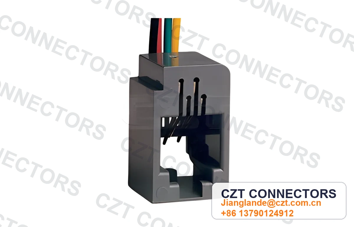 Single-Port PCB Mount RJ45 Cable Assembly