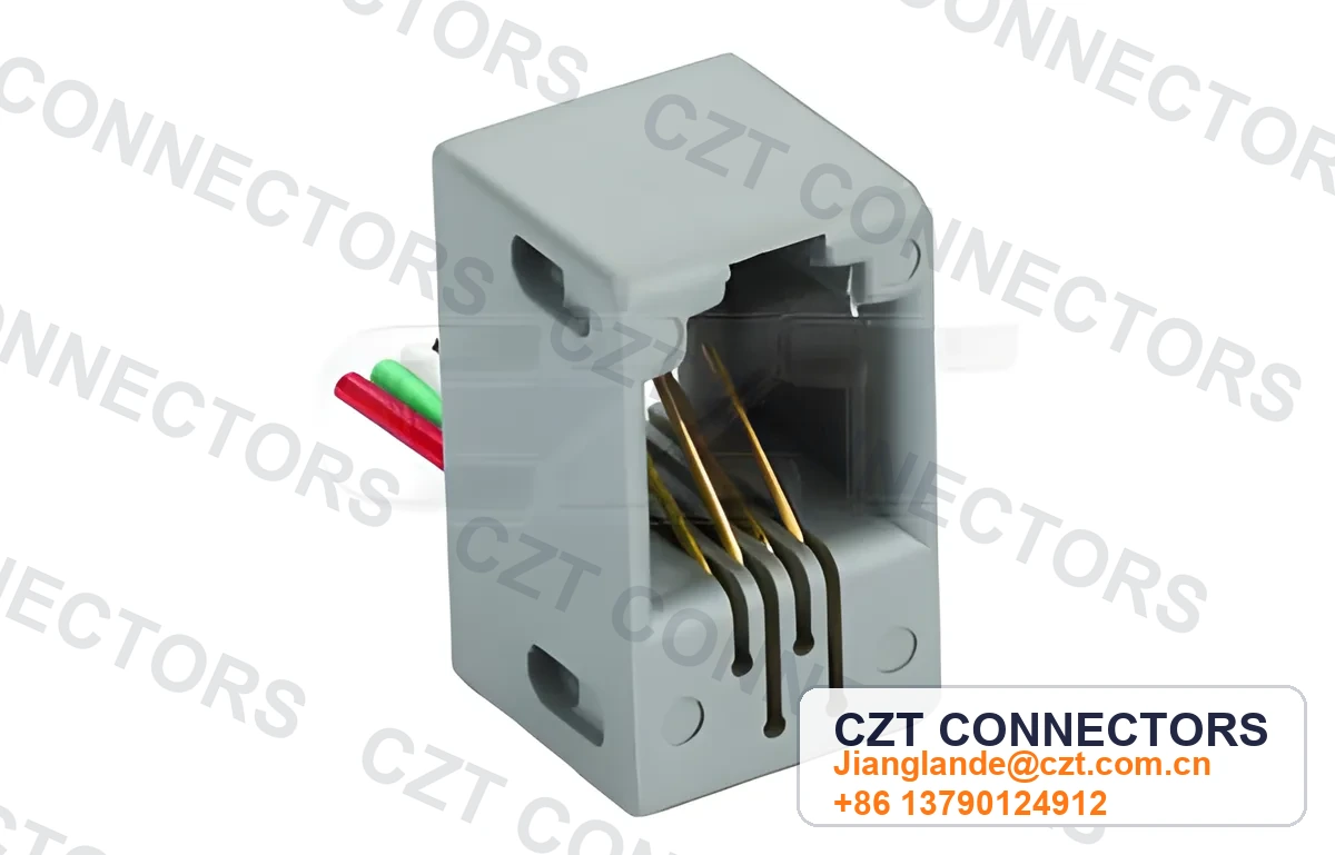Single-Port PCB Mount Shielded RJ45 Cable Assembly