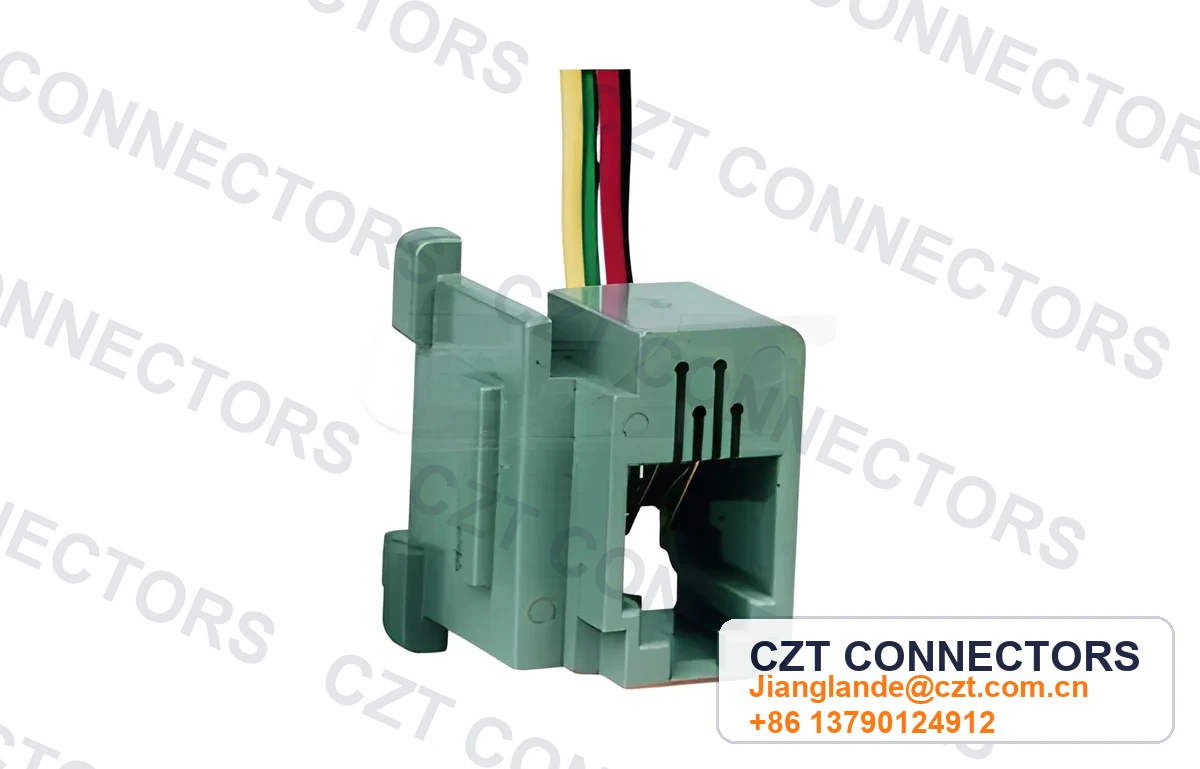 Single-Port PCB Mount RJ45 Cable Assembly