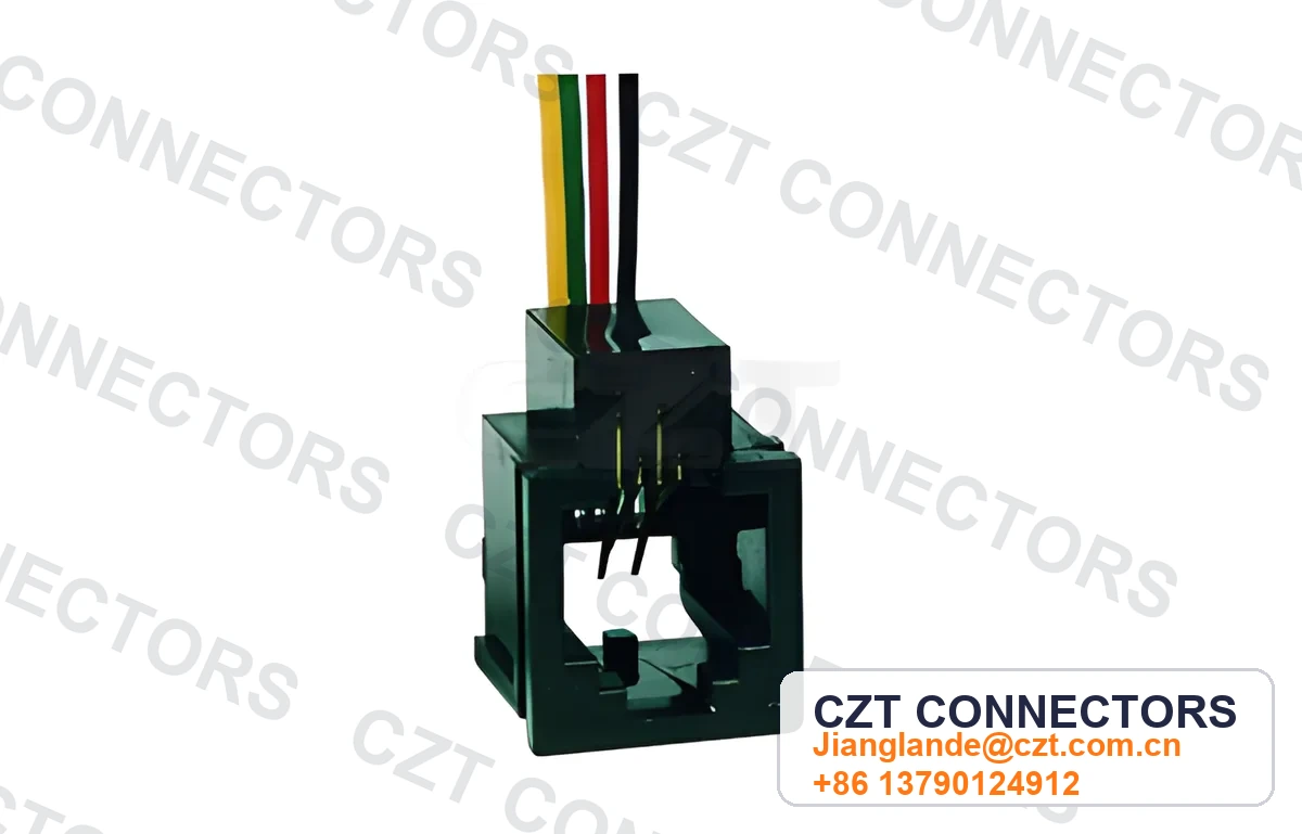 Single-Port PCB Mount Shielded RJ45 Cable Assembly