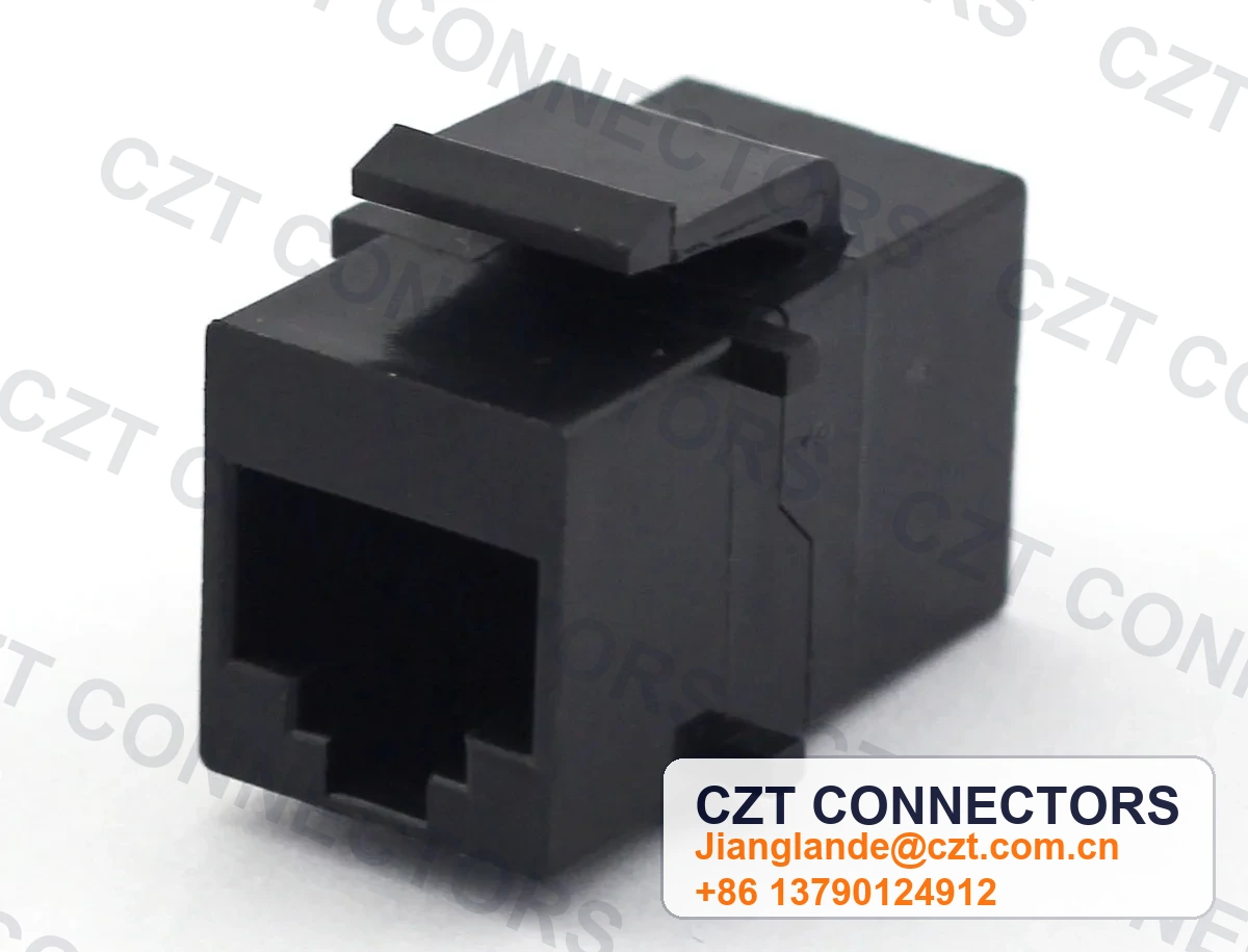 Dual-Port PCB Mount Shielded RJ45 Modular Jack