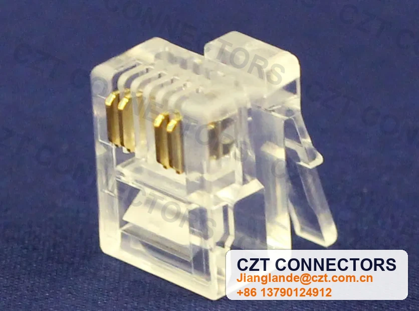 Single-Port PCB Mount Modular Plug