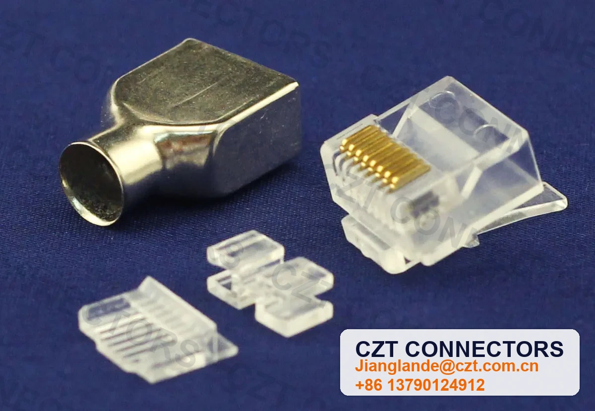 Single-Port PCB Mount Shielded Modular Plug