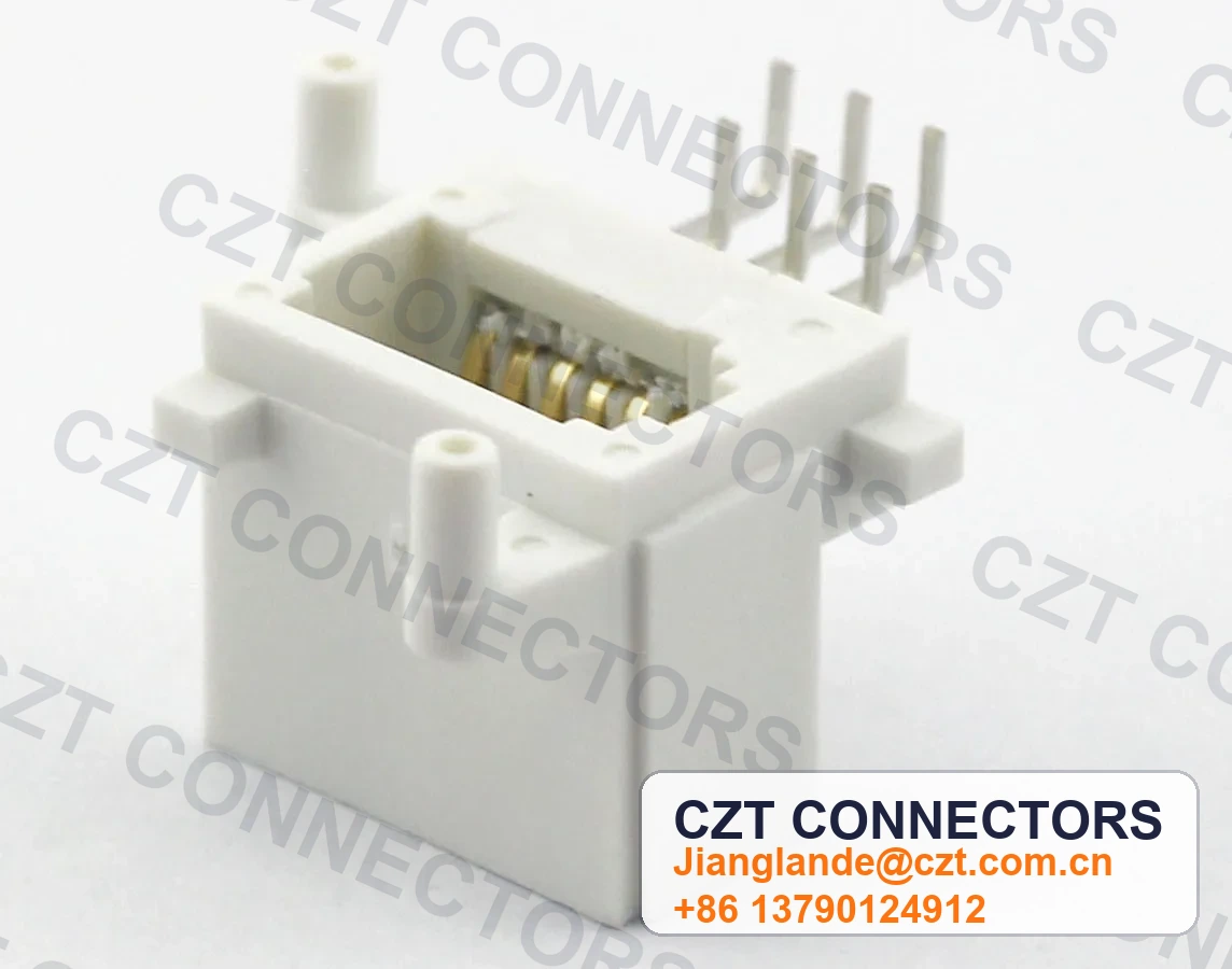 Single-Port Right-Angle Shielded Modular Jack