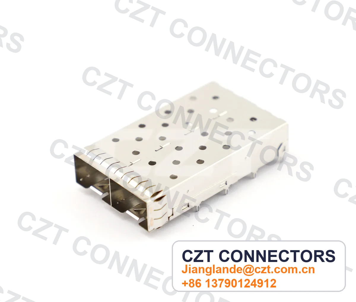 SFP+ 1x2 Cage Assembly