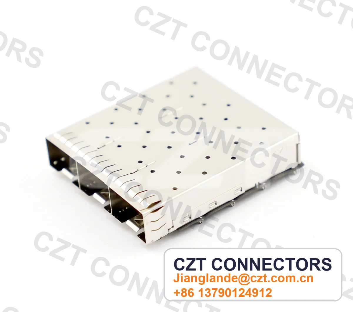 SFP28 1x3 Cage Assembly