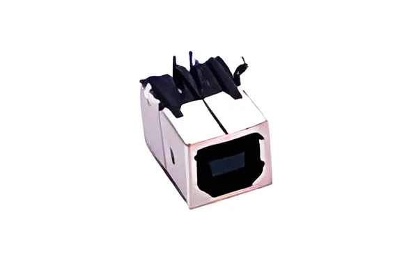 USB Type-B female DIP right-angle connector, 10308204xxxx