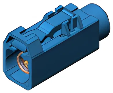 CHAdeMO connector plug showing the large circular design with DC power pins and communication pins