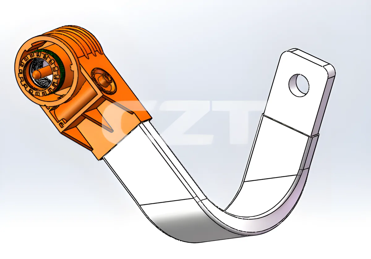 Exploded view diagram showing wire harness components including wires, connectors, terminals, corrugated tubing, tape, and grommets