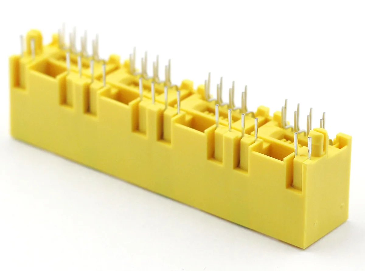 Cat8 and Cat6a Ethernet cables with RJ45 connectors side by side