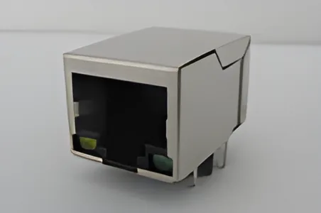 RJ45 1x1 LED magnetic-module catalog record, JDFD1017B704