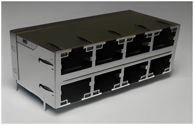 RJ45 2x4 magnetic-module catalog record, JDA241150104